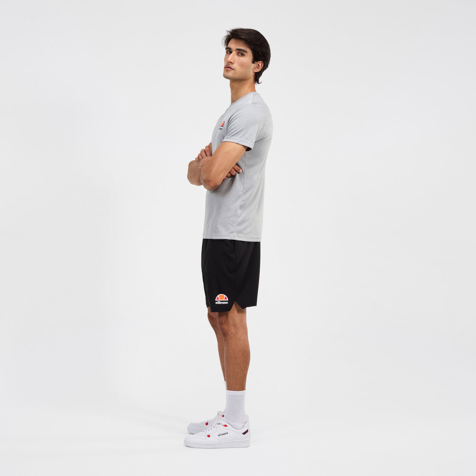 Tricou cu Mânecă Scurtă Bărbați Ellesse Malbe  Gri