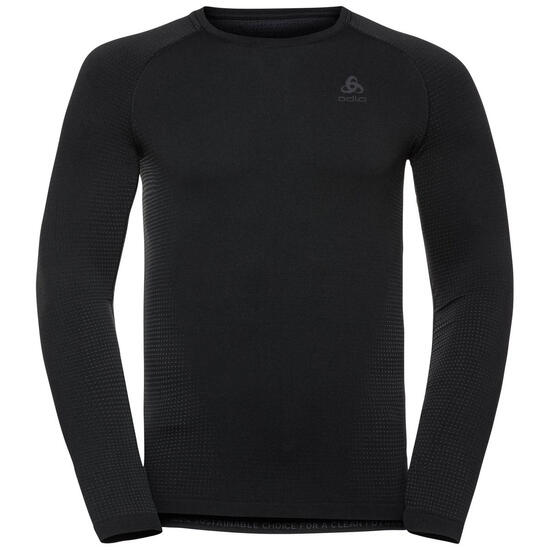 ODLO Performance Warm Bl Top Crew Neck maglia termica da uomo a maniche lunghe
