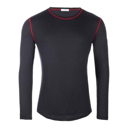 LANGARM-T-SHIRT AUS MERINOWOLLE, HERREN 10 20°C