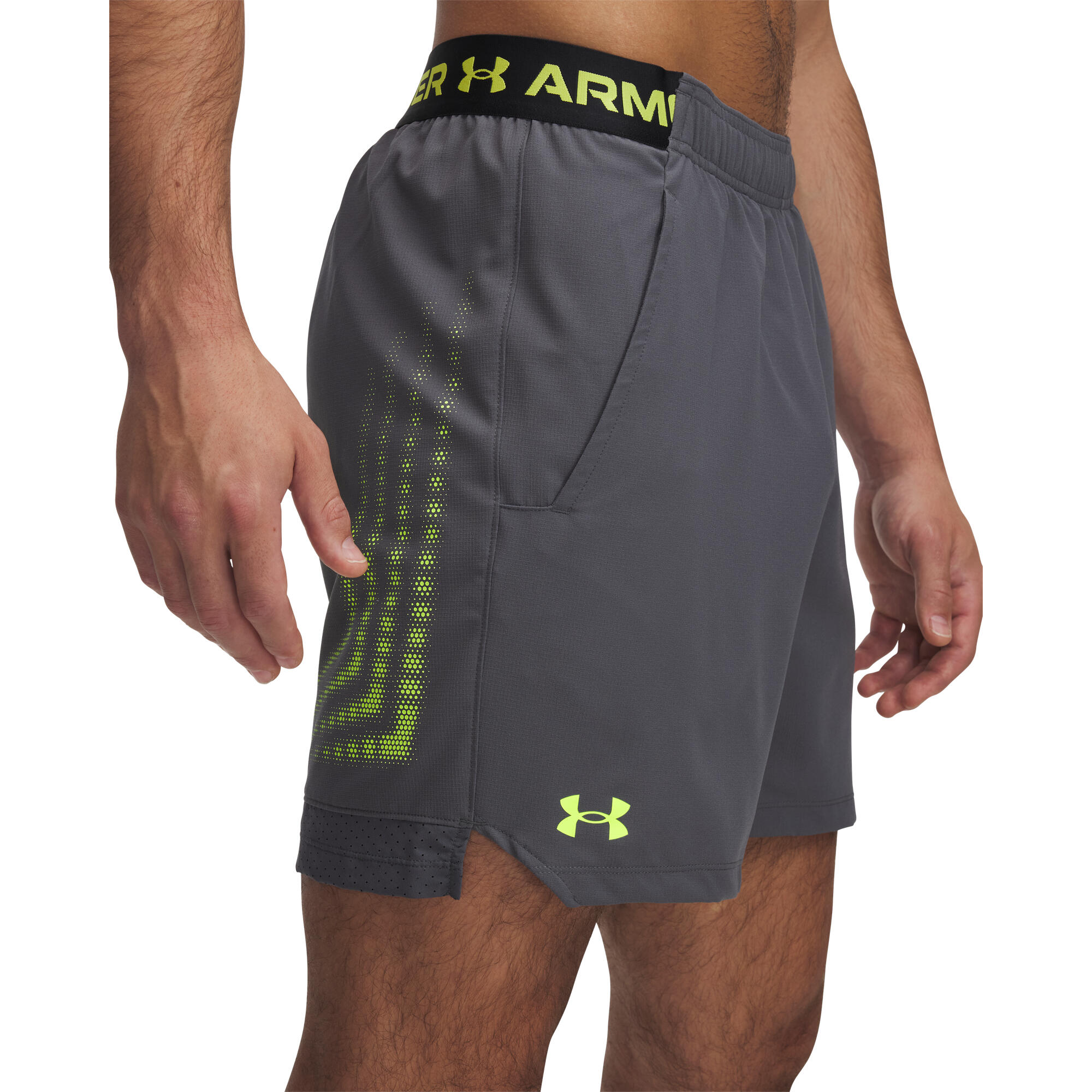Short Under Armour Vanish Woven 6 Pouces Avec Graphisme En Tissu Adulte 3/4