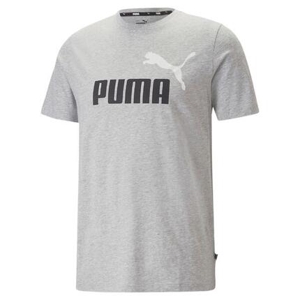 T-shirt bicolore à logo Essentials+ Homme PUMA Black Lime Sheen Green