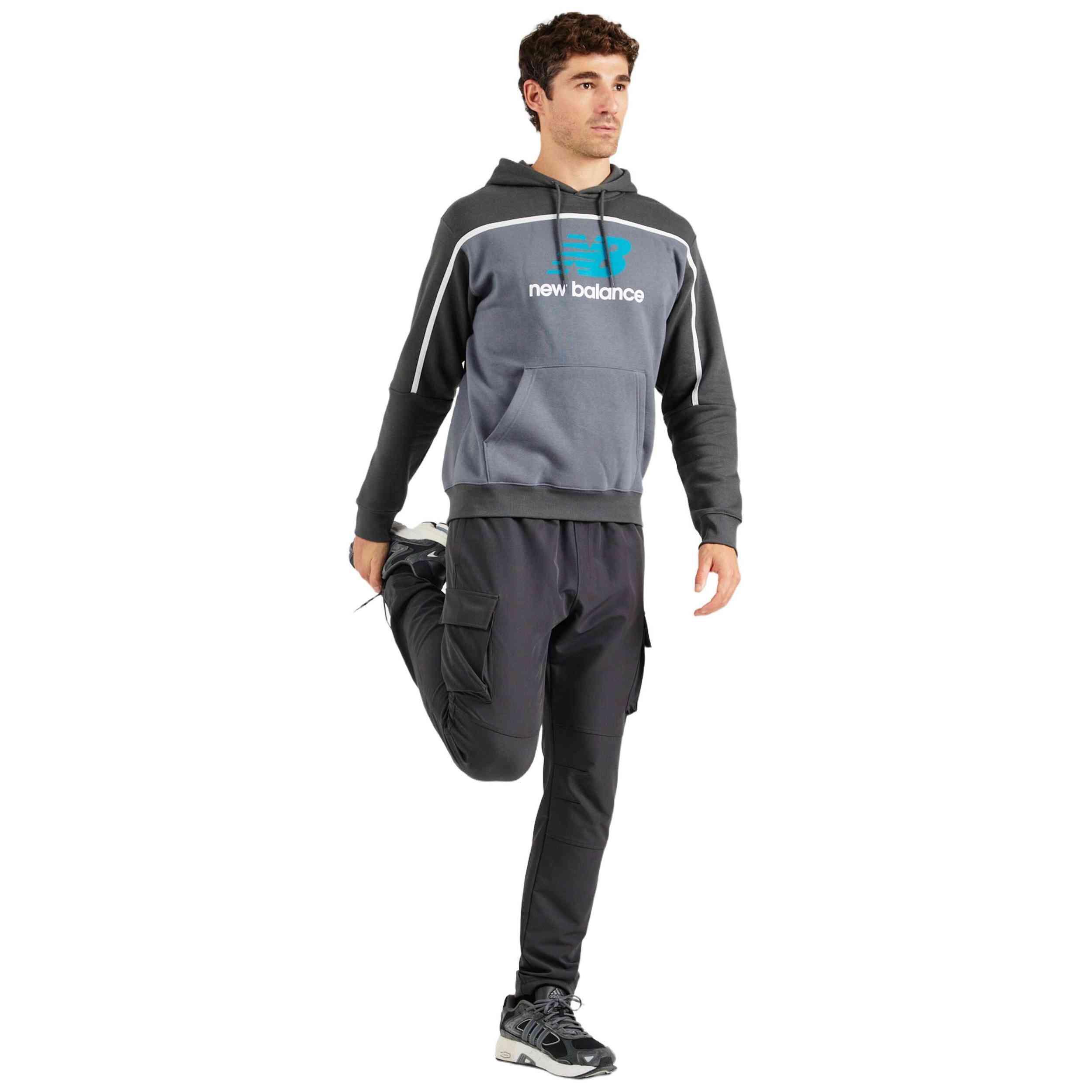 Sudaderas jerseys polares para Hombre New balance Mt43524 Gris 5/5