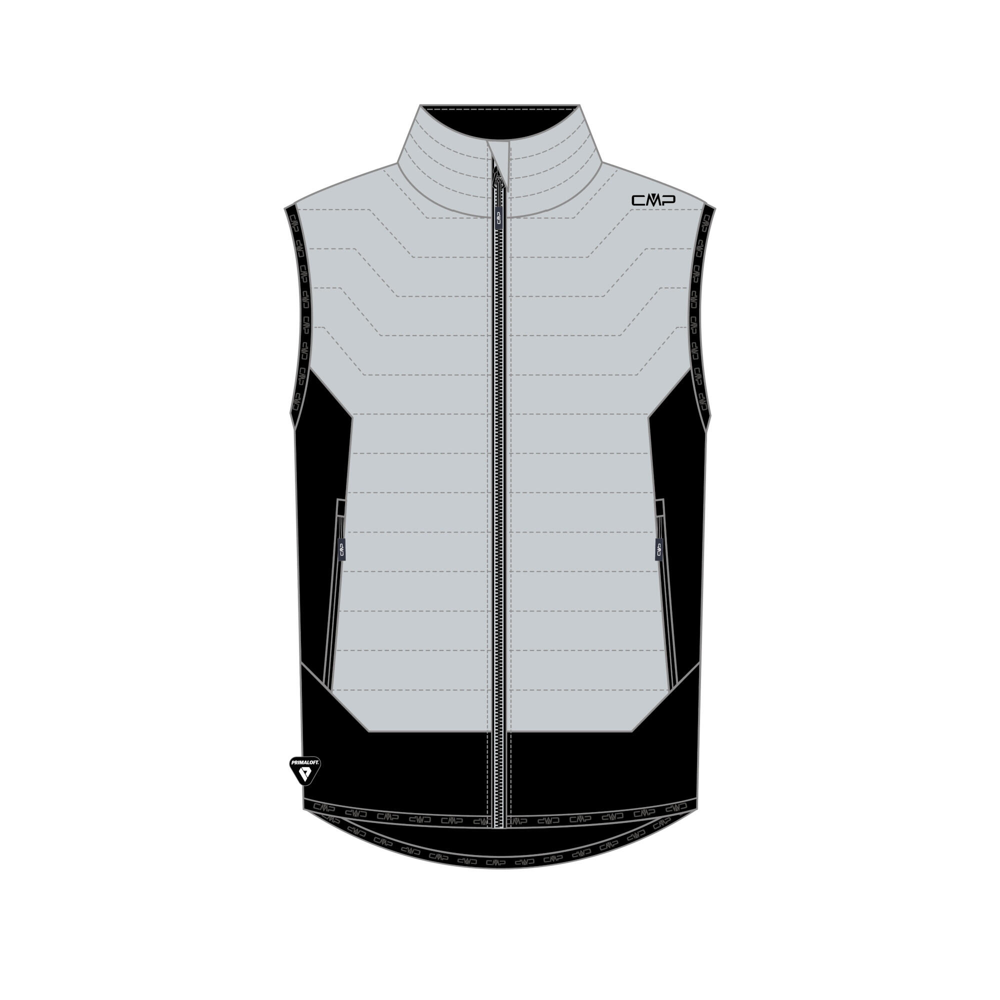 CMP Hybrid sleeveless down jacket CMP