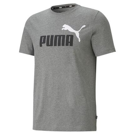 Essentials+ 2 Colour Logo T-Shirt Herren PUMA Oak Branch Beige