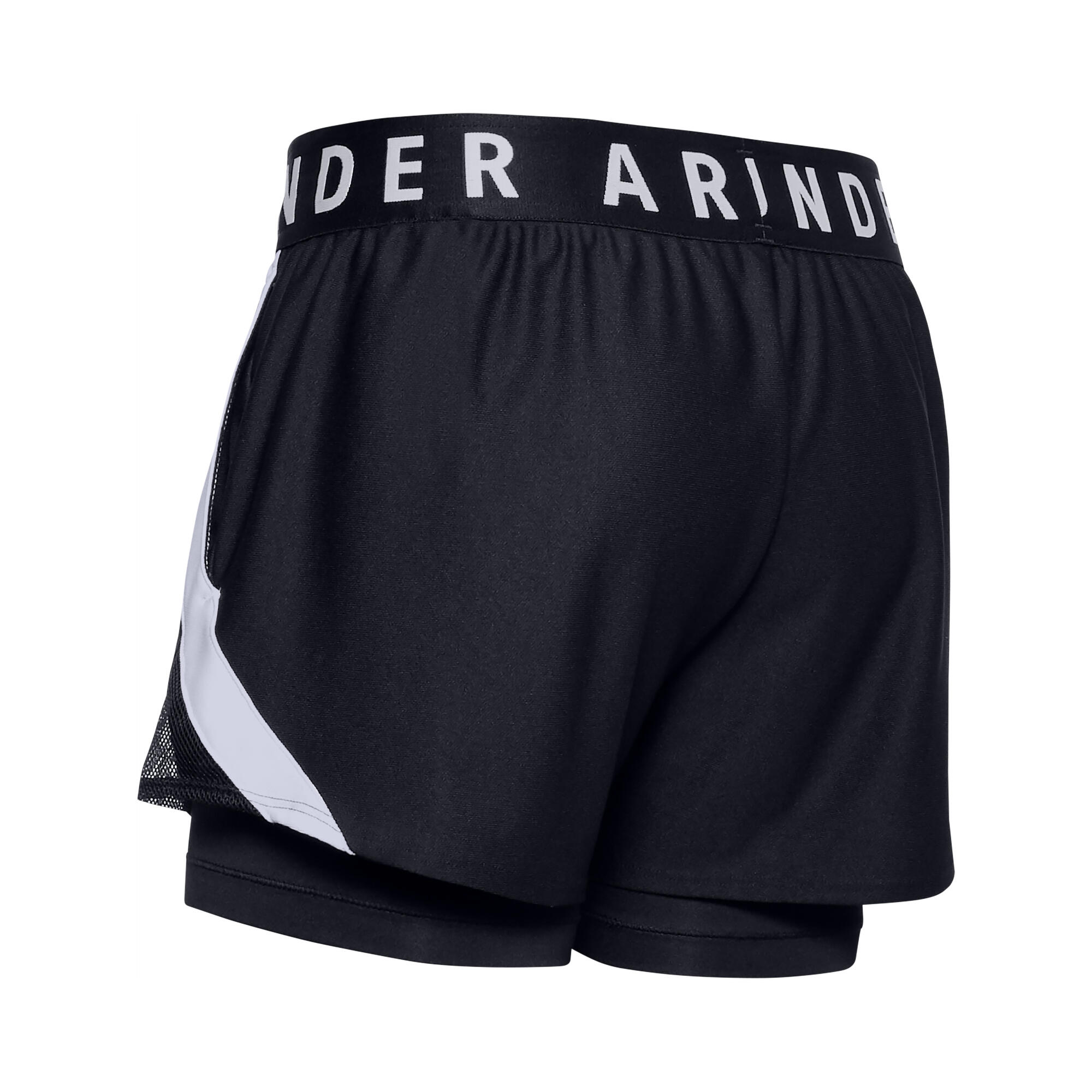 Shorts Under Armour Play Up Schwarz Dame 2/6