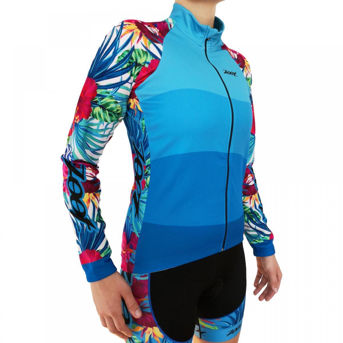Maillot Ciclismo manga larga Mujer ZOOT Azul 2/3