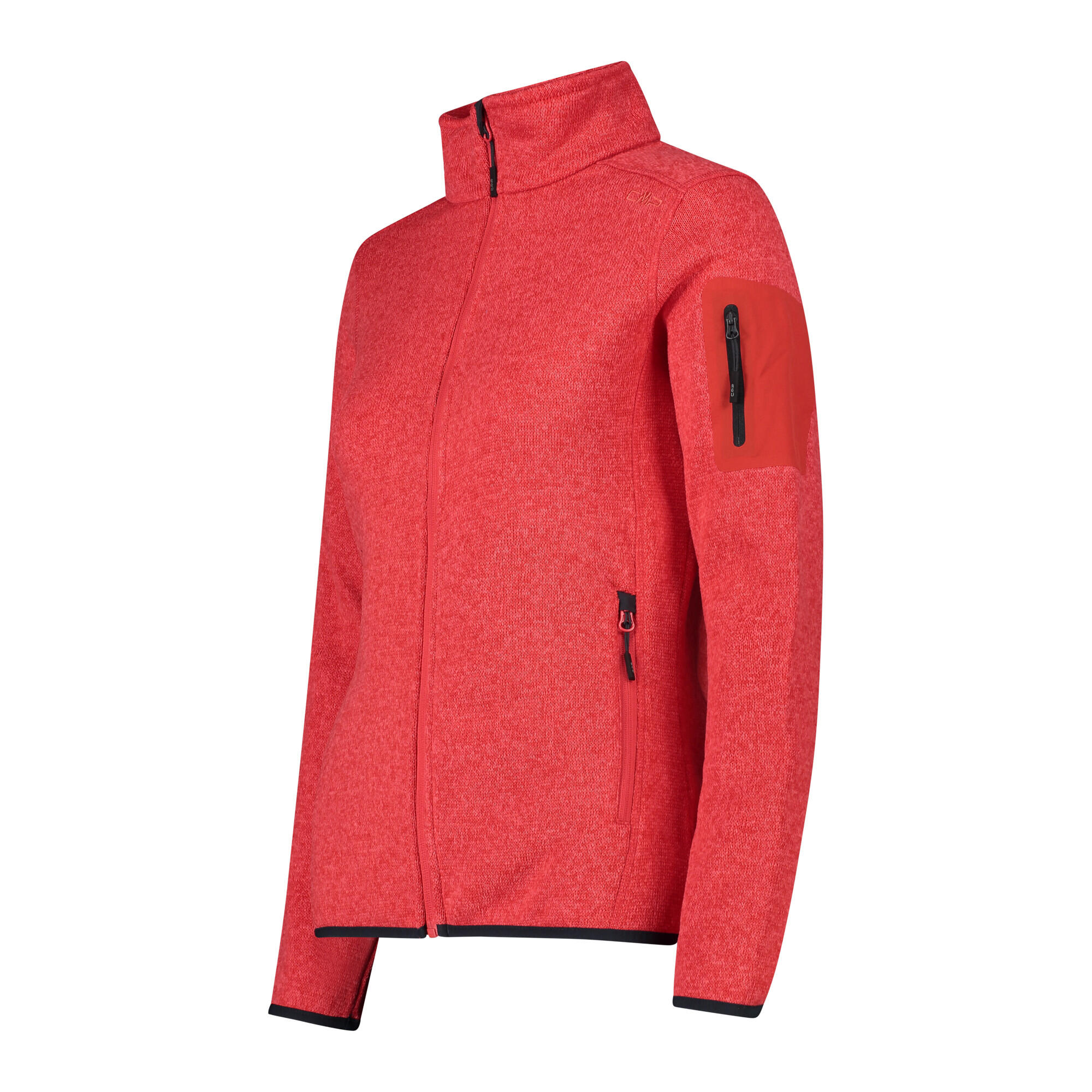 CMP Damen Jacke Knitted Melange Fleece Jacket 3H14746 3/3