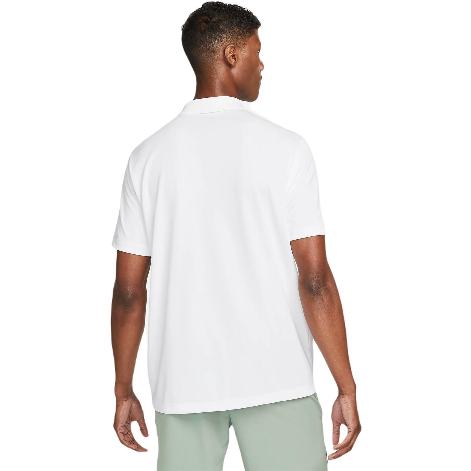 COURT TENNIS POLO WHITE MEN 2/4