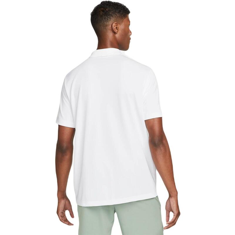 Tricou barbati Nike Dri-Fit Tennis Polo, Alb