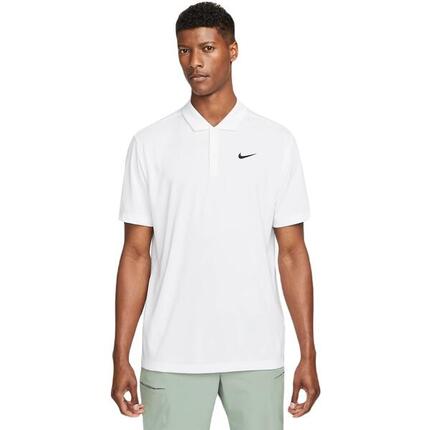 T-Shirt Nike Dri-Fit Tennis Polo, Weiß, Herren