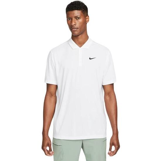 T-Shirt Nike Dri-Fit Tennis Polo, Weiß, Herren