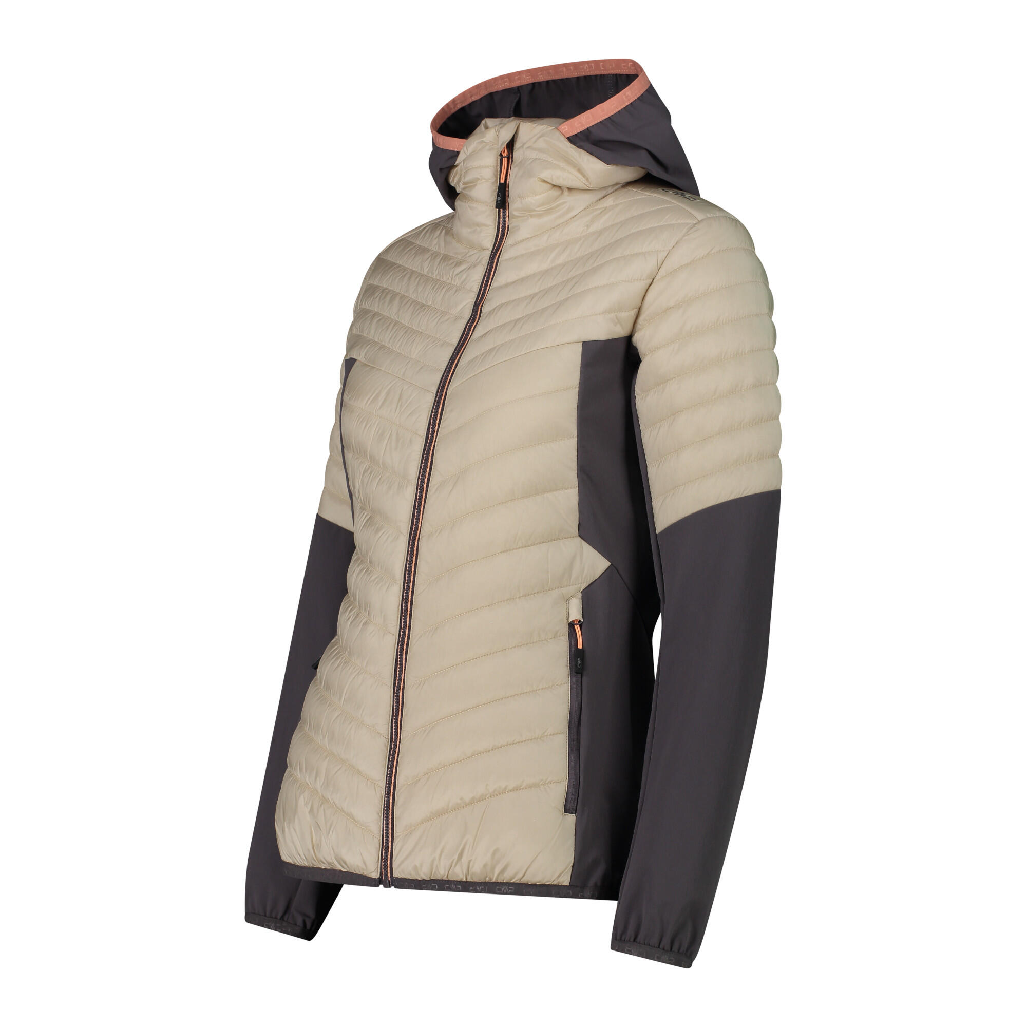 Veste à capuche hybride femme CMP 3/3