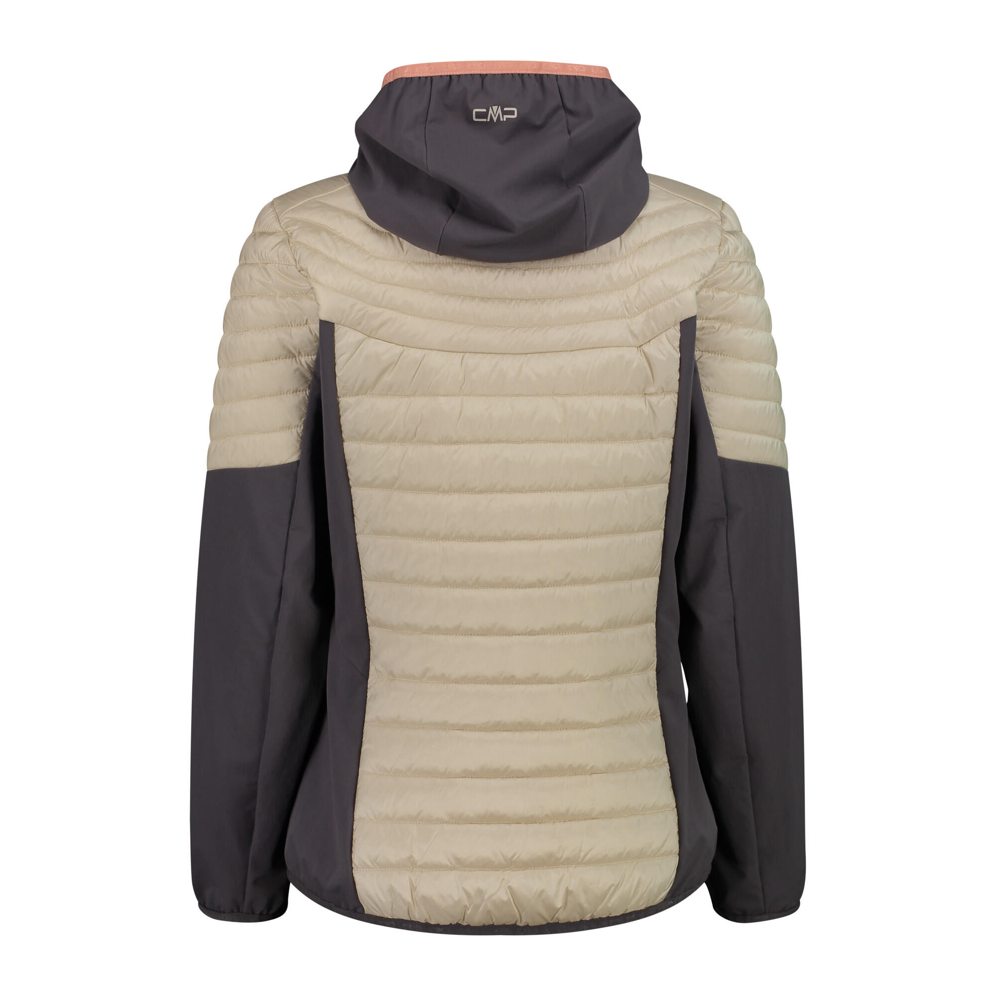 Veste à capuche hybride femme CMP 2/3