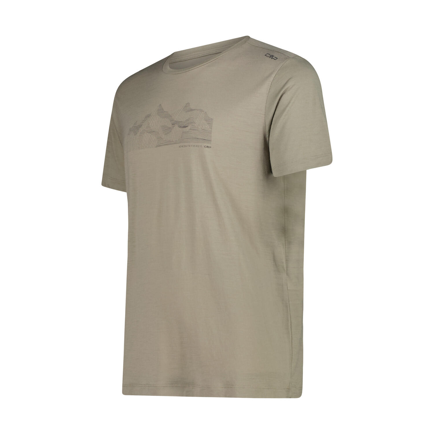 Rondehals T-shirt van merinowol CMP 3/3