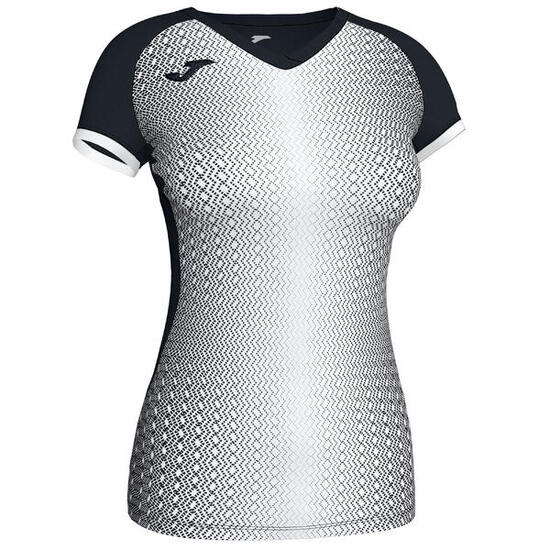 Maillot manches courtes Femme Joma Supernova noir blanc