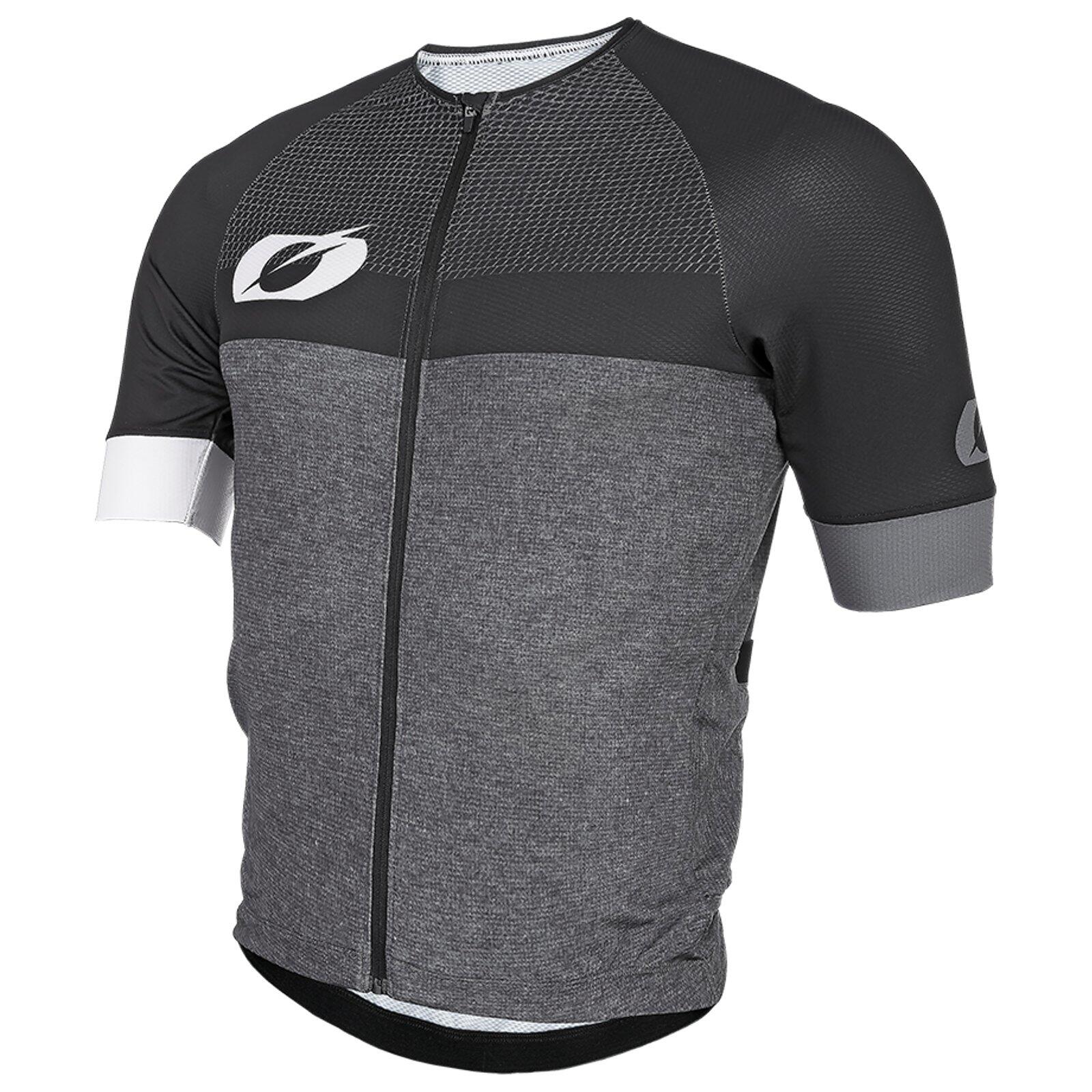 Kolarska koszulka O`Neal AERIAL SPLIT black/gray