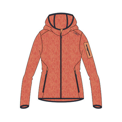 CMP Damen Jacke Knitted Melange Hoody 3H19826