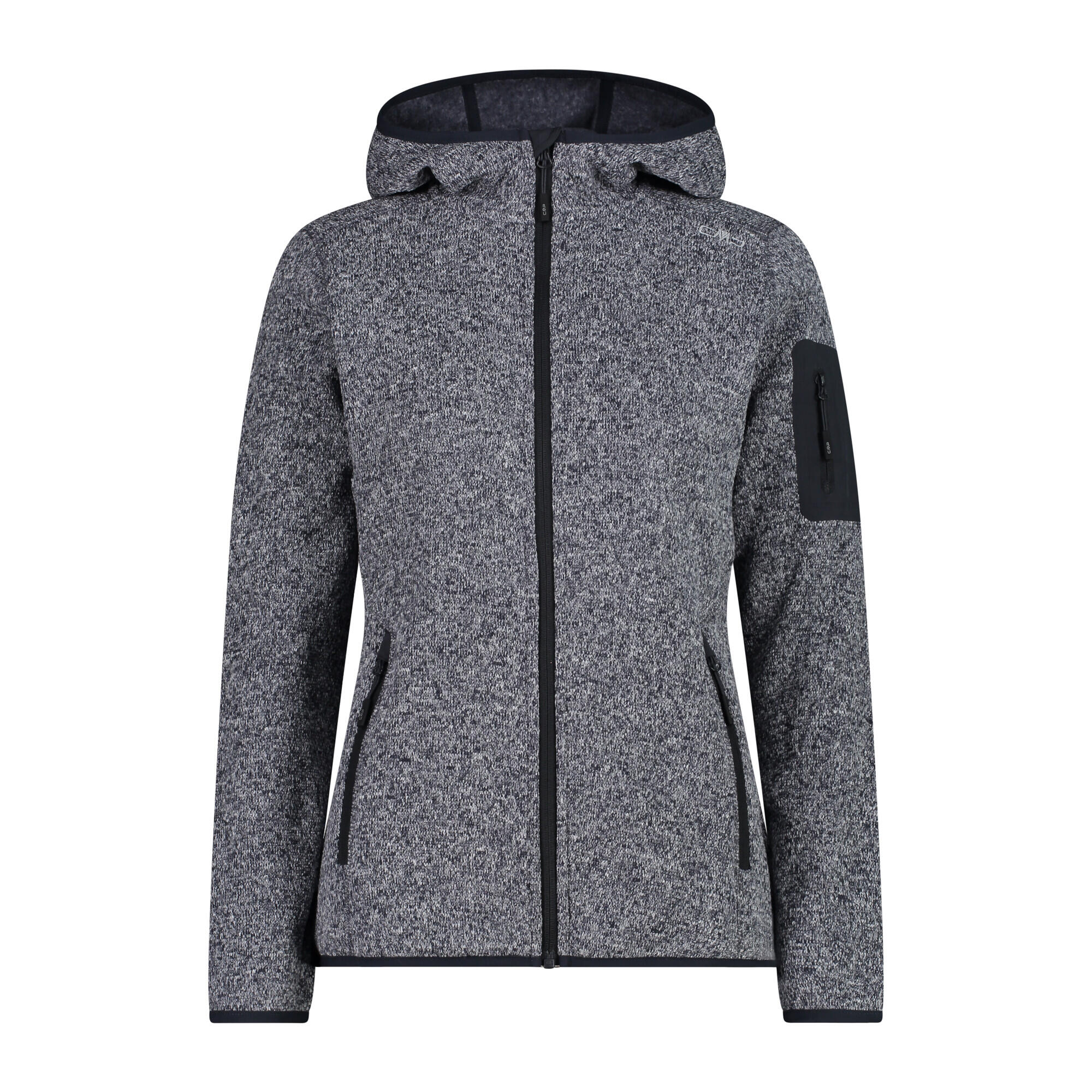 Cmp - Polaire À Capuche Femme Cmp - Polaire - Gris|marron - Decathlon