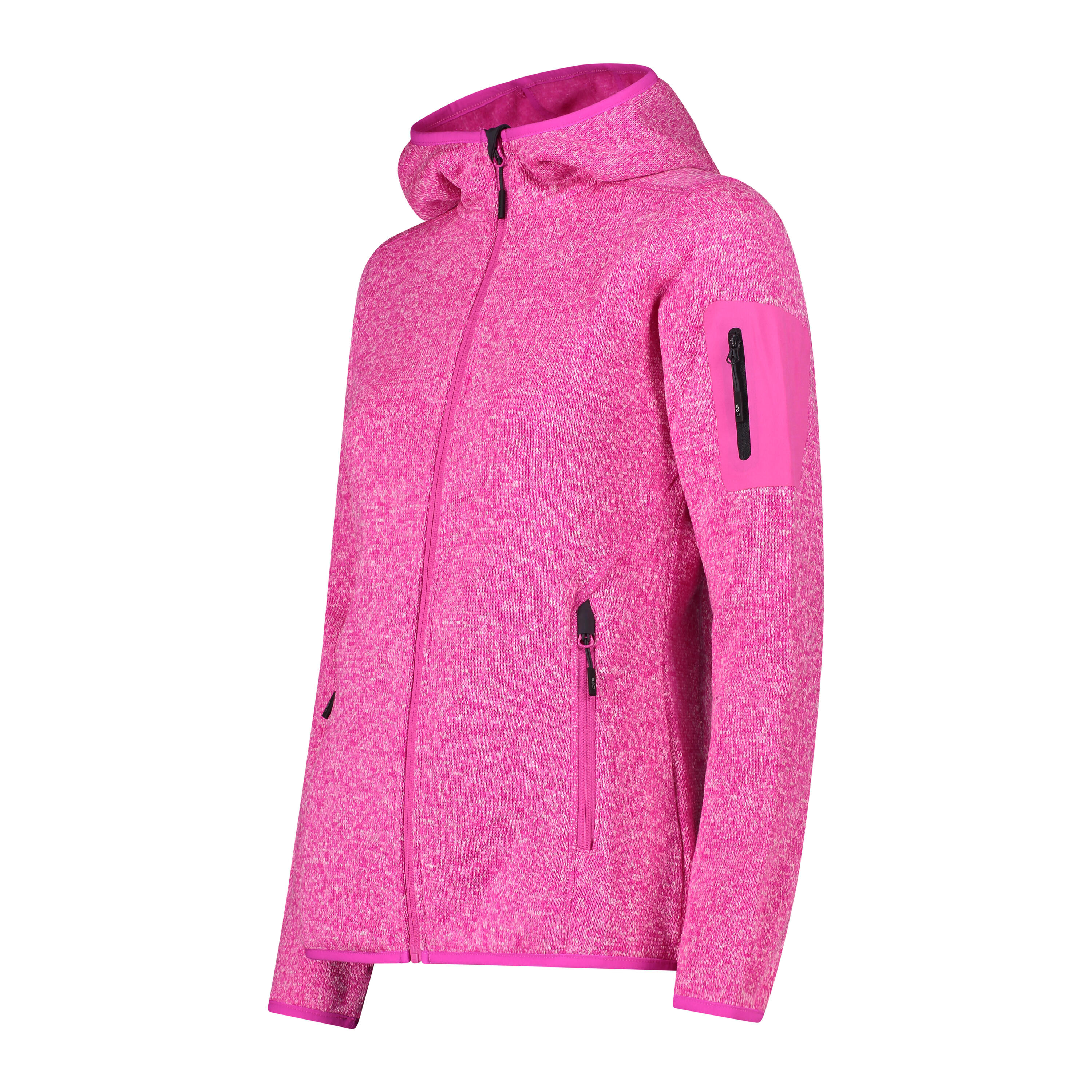 CMP Damen Jacke Knitted Melange Hoody 3H19826 3/7