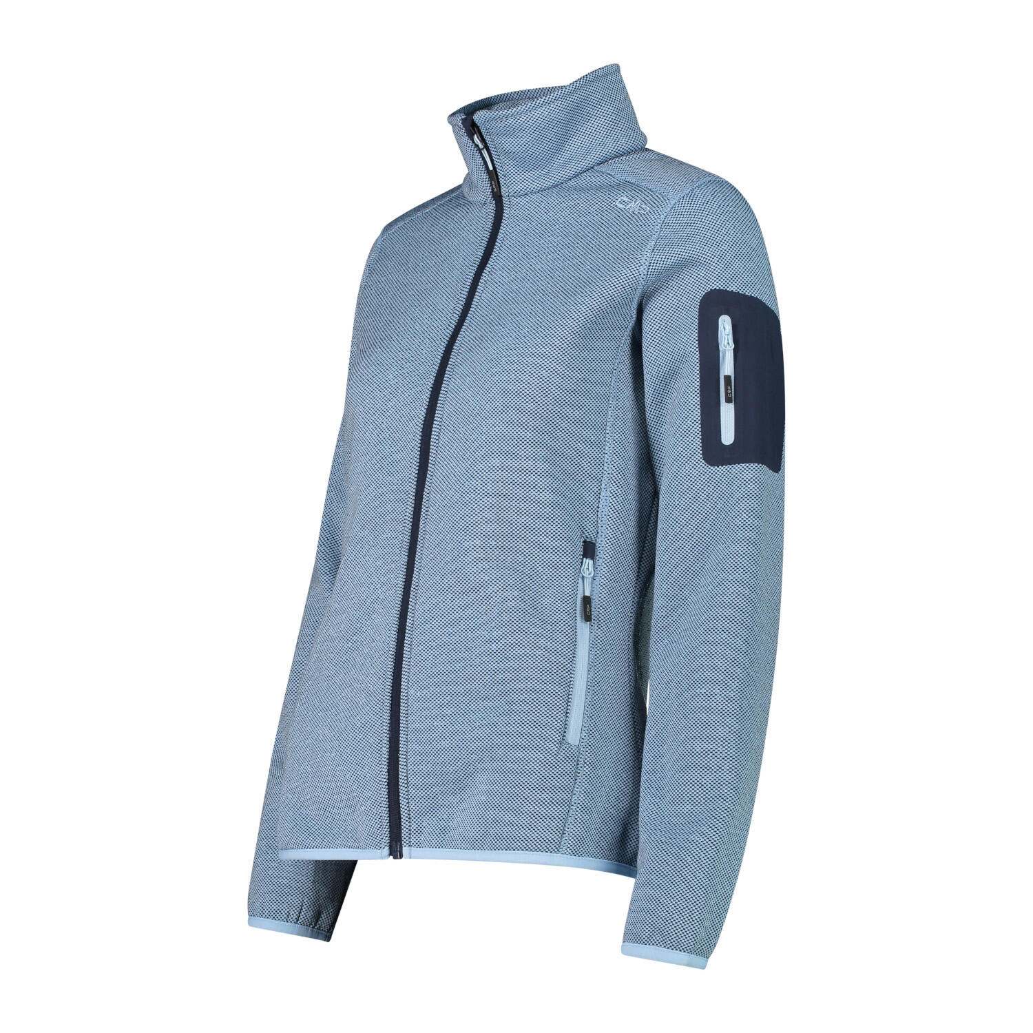 CMP Damen Jacke Knitted Melange Fleece Jacket 3H14746 3/3