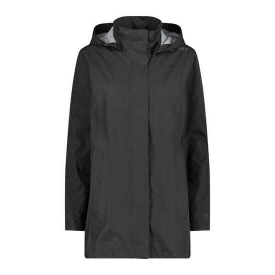 Veste imperméable à capuche avec boutons-pression femme CMP