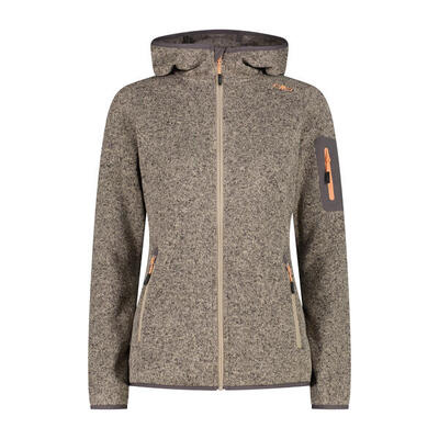 CMP Damen Jacke Knitted Melange Hoody 3H19826