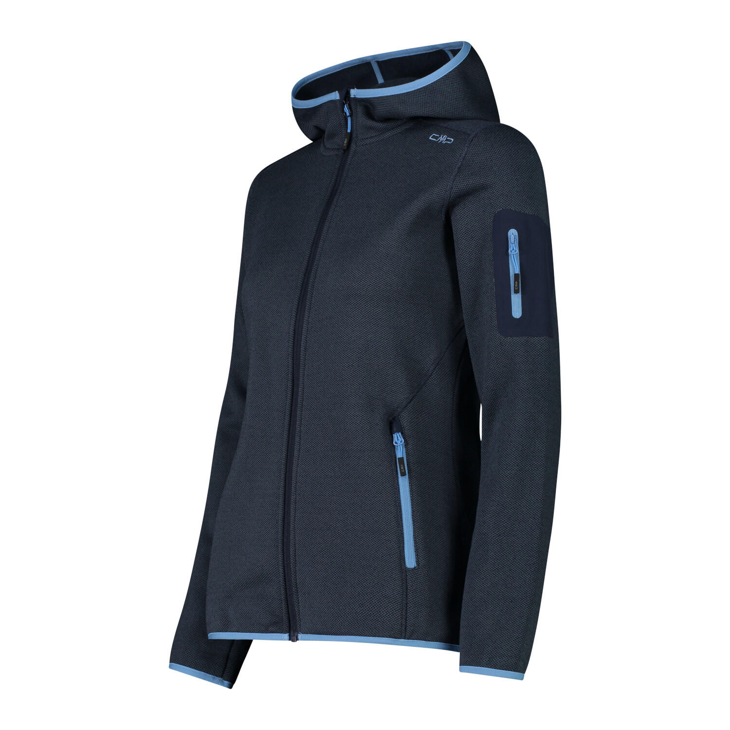 CMP Damen Jacke Knitted Melange Hoody 3H19826 2/3