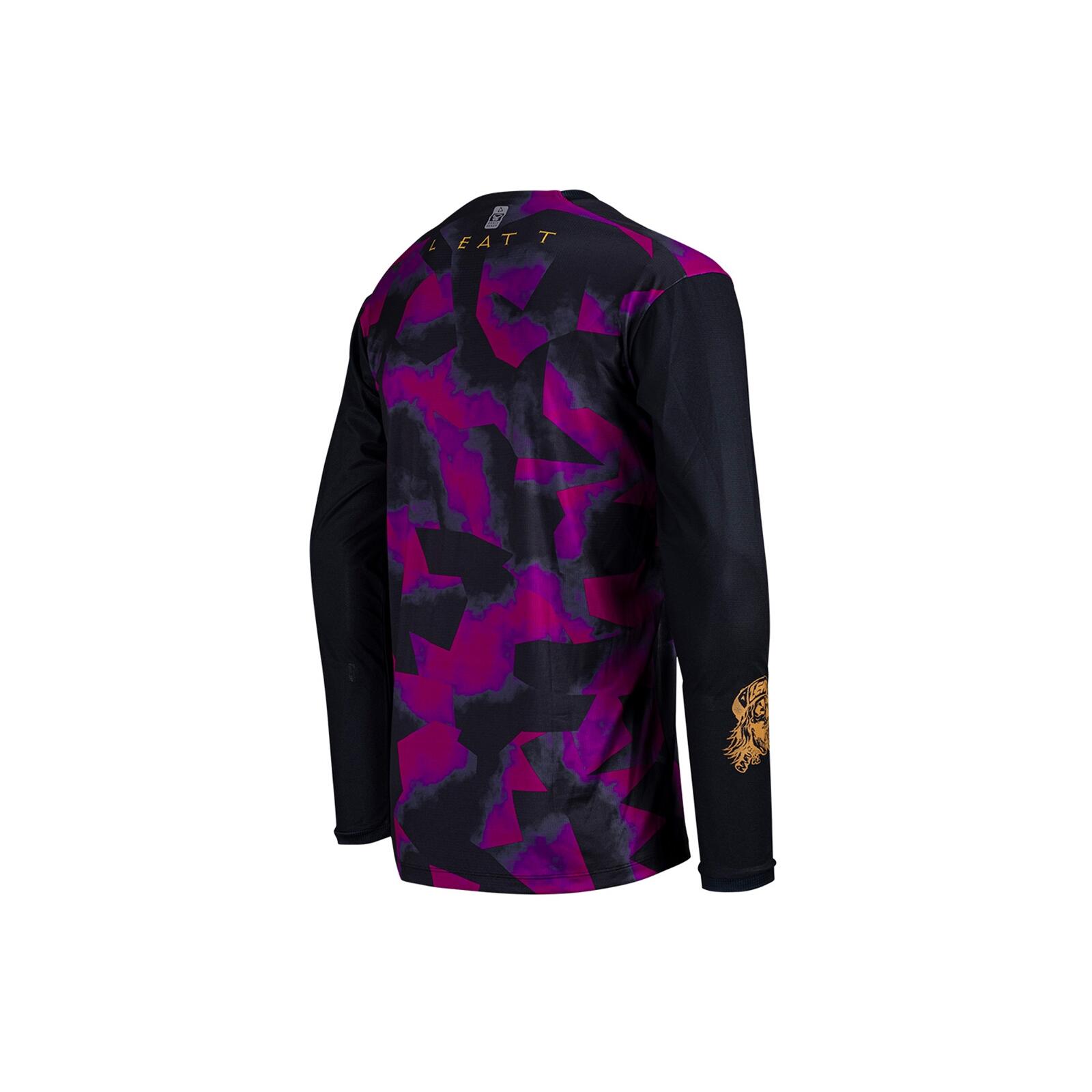 Maillot VTT Gravity 3.0 à manches longues avec une excellente coupe Violet Homme 2/6