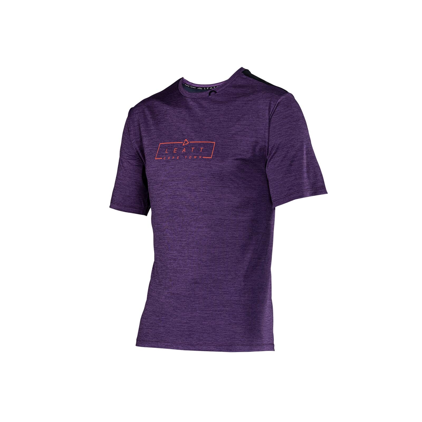 Maillot VTT Trail 1.0 ventilé avec inserts en tissu Purple Ice-Yarn pour homme 1/6