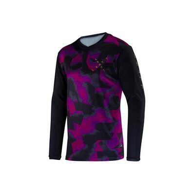 Maglia MTB Gravity 3.0 a manica lunga con ottima vestibilità Viola Uomo