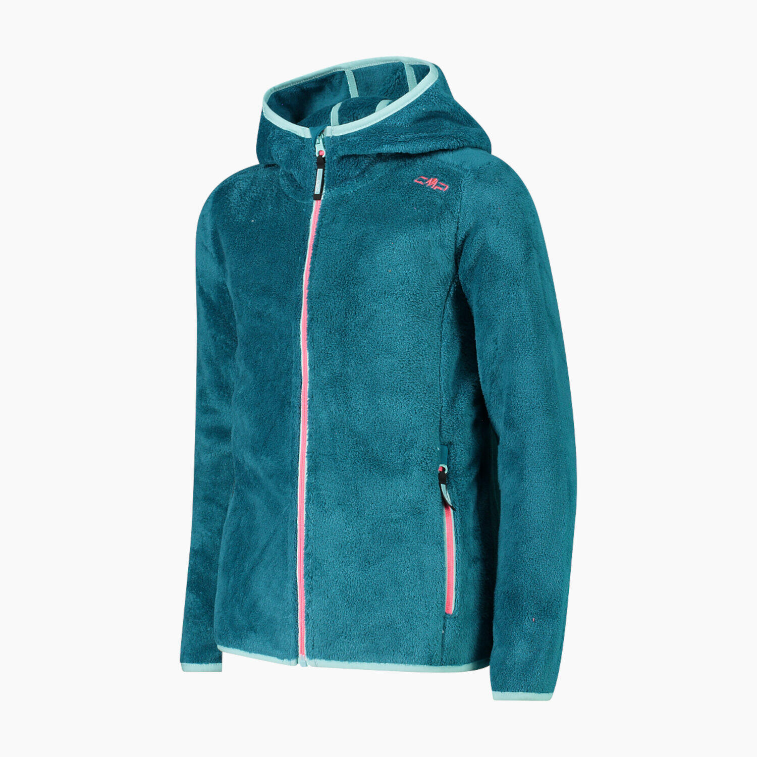 CMP Mädchen Fleecejacke Girl Jacket Fix Hood 38P1455 3/3