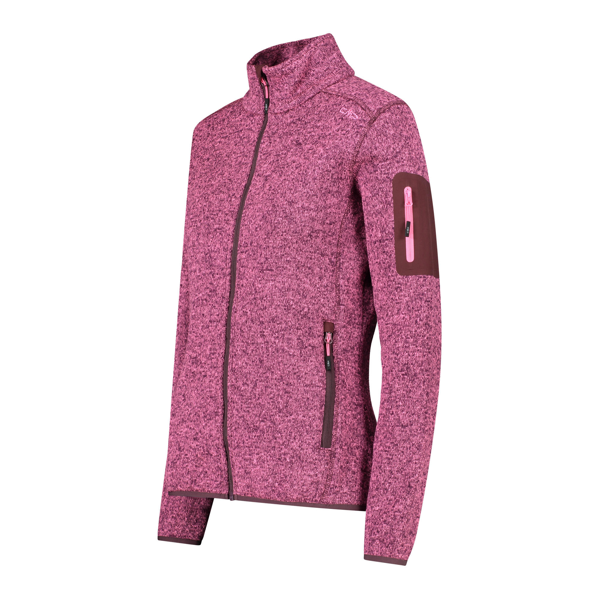 CMP Damen Jacke Knitted Melange Fleece Jacket 3H14746 7/7