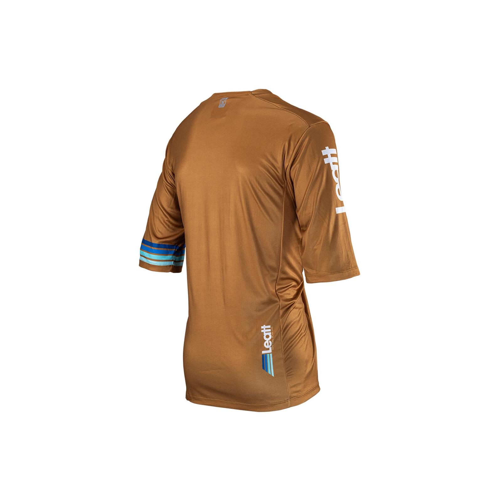Maglia Leatt Enduro 3.0 a maniche corte marrone 2/6