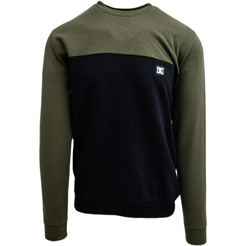Blouse Dc Shoes Rebel Crew Block 3 Green/black, Green, Men