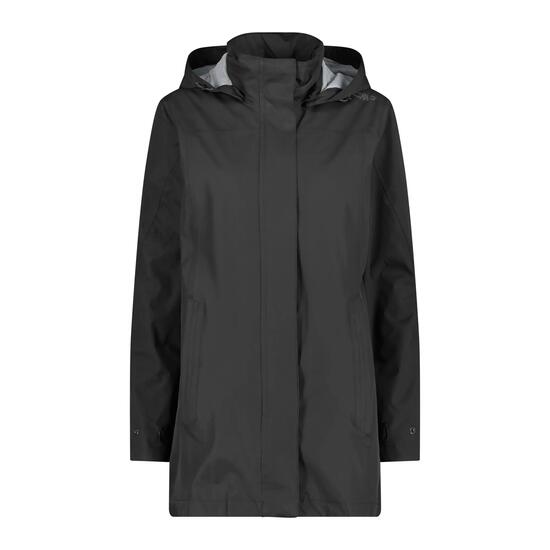 Veste imperméable à capuche avec boutons-pression femme CMP