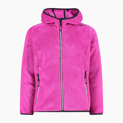 CMP Mädchen Fleecejacke Girl Jacket Fix Hood 38P1455