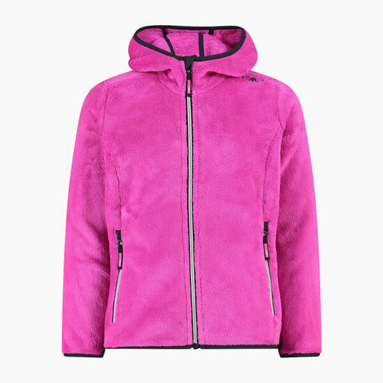 CMP Mädchen Fleecejacke Girl Jacket Fix Hood 38P1455