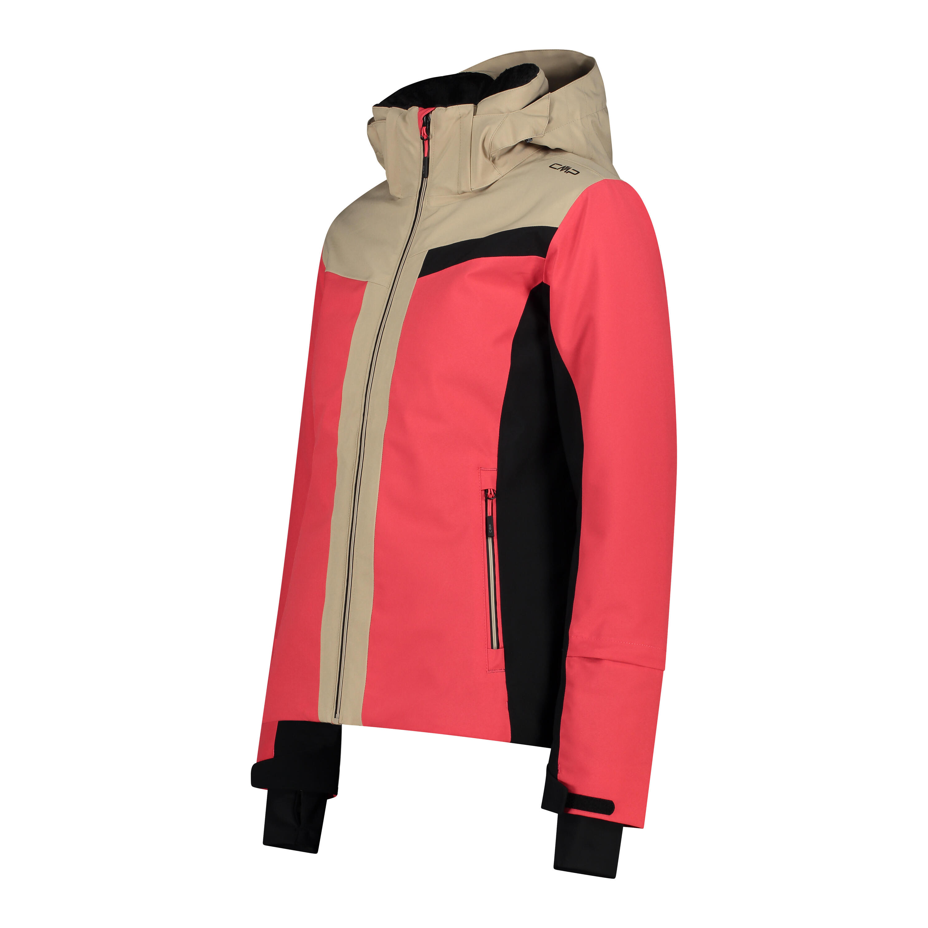 Damen Skijacke mit Kapuze und Reißverschluss CMP 3/5