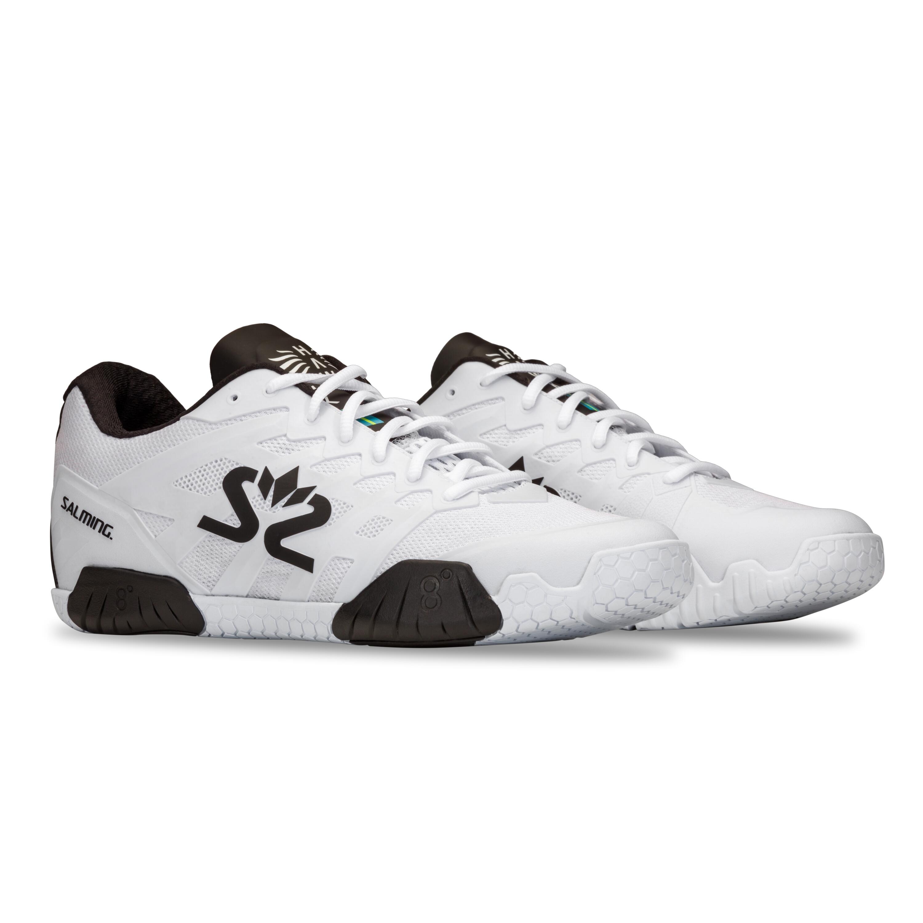 Salming - Chaussures Salming Hawk 2 - Chaussures De Sport - Blanc|noir - 46 - Decathlon
