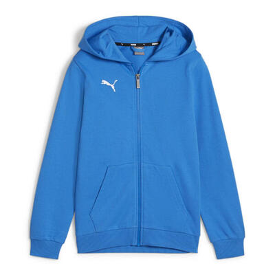 PUMA Kinder teamGOAL Casuals Hooded Jacket Jr Kapuzenjacke 658596 02 blau