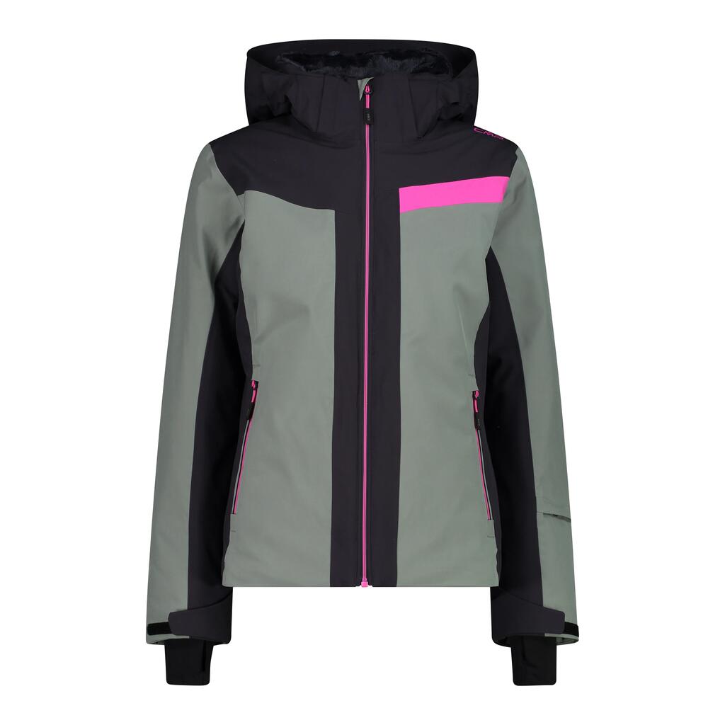 Women's zip-up hooded ski jacket CMP