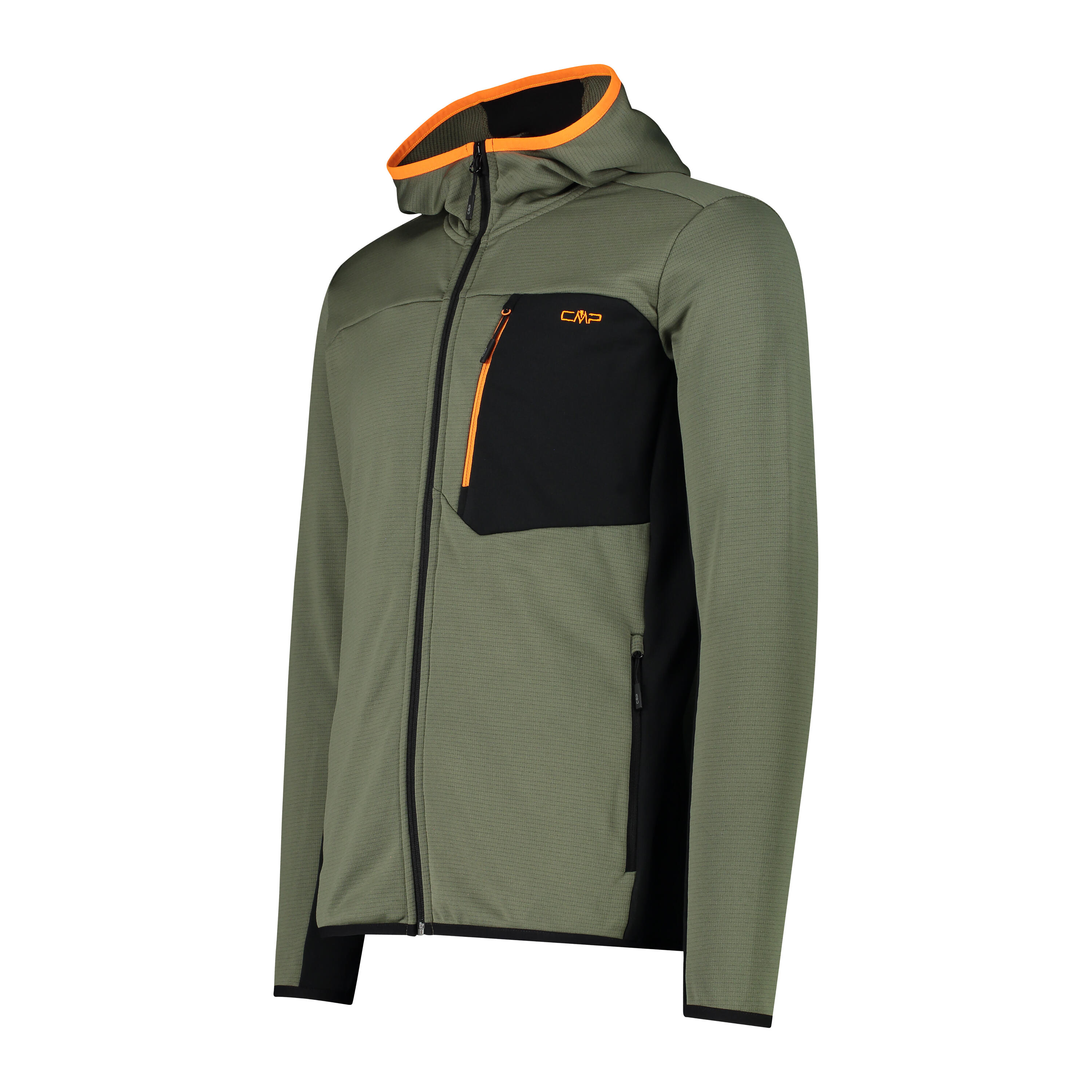 CMP Herren Fleecejacke Man Jacket Fix Hood 34G1527 3/4