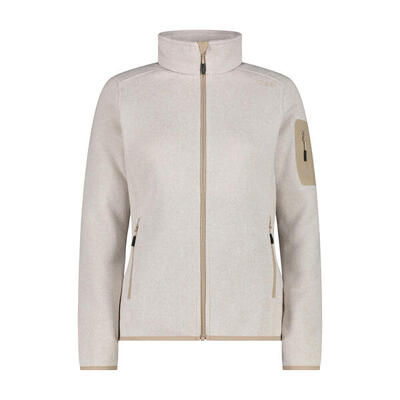 CMP Damen Jacke Knitted Melange Fleece Jacket 3H14746