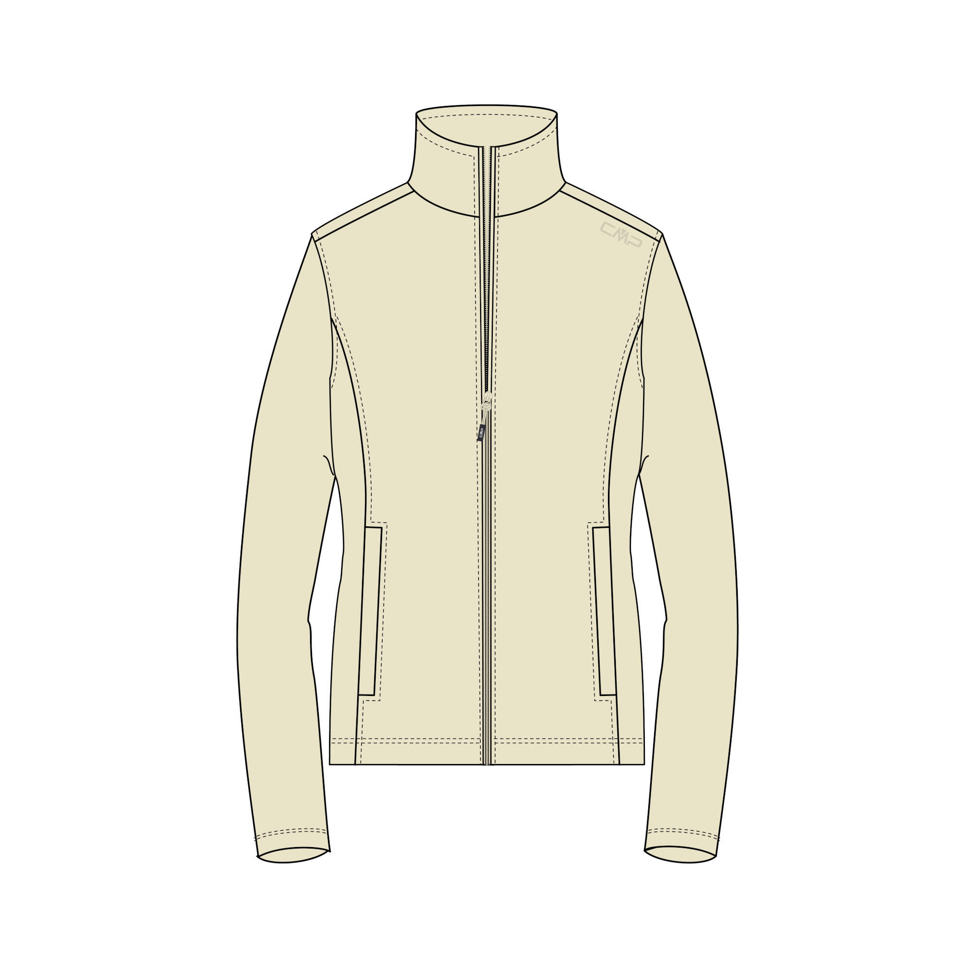 CMP Pile con zip da donna CMP Arctic