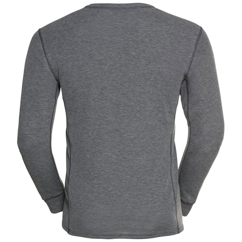 ODLO Shirt Ronde Hals Lange Mouwen ACTIVE WARM ECO Thermoshirt ODLO STAALGRIJS