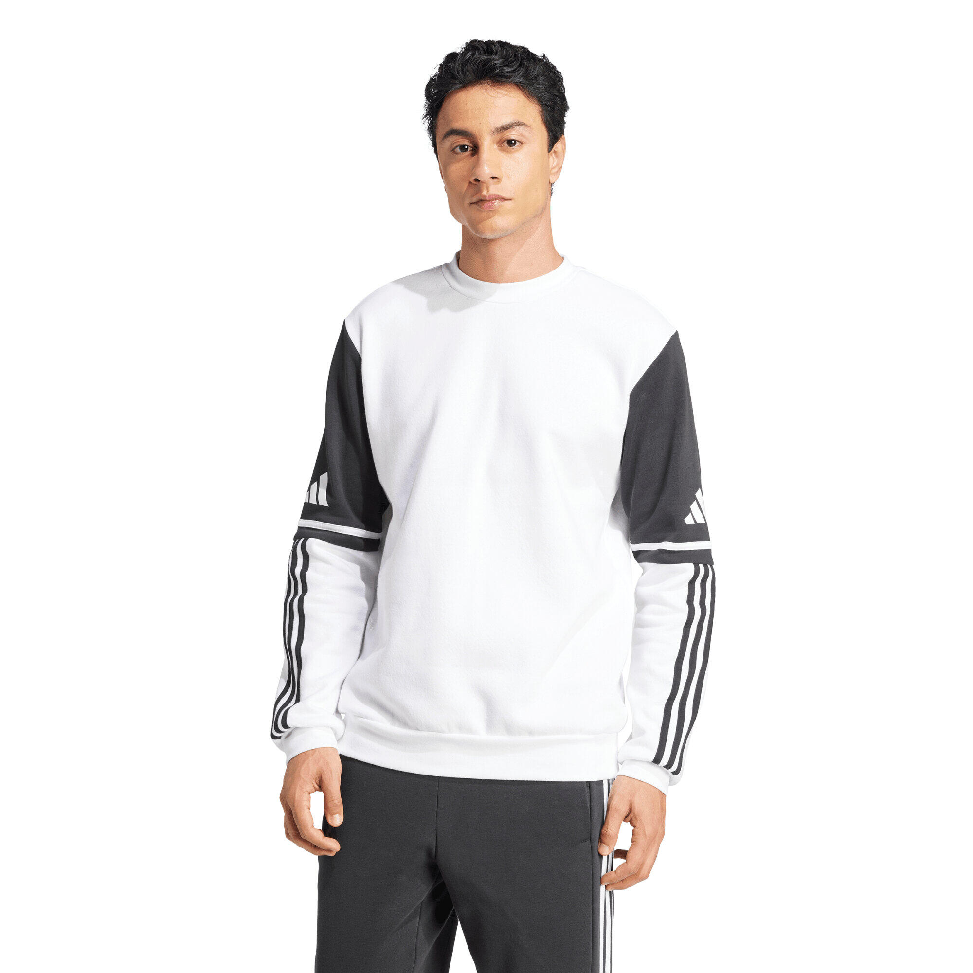 Felpa adidas bianca vestibilità regolare 2/7