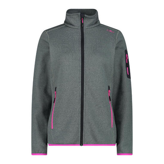 CMP Damen Jacke Knitted Melange Fleece Jacket 3H14746