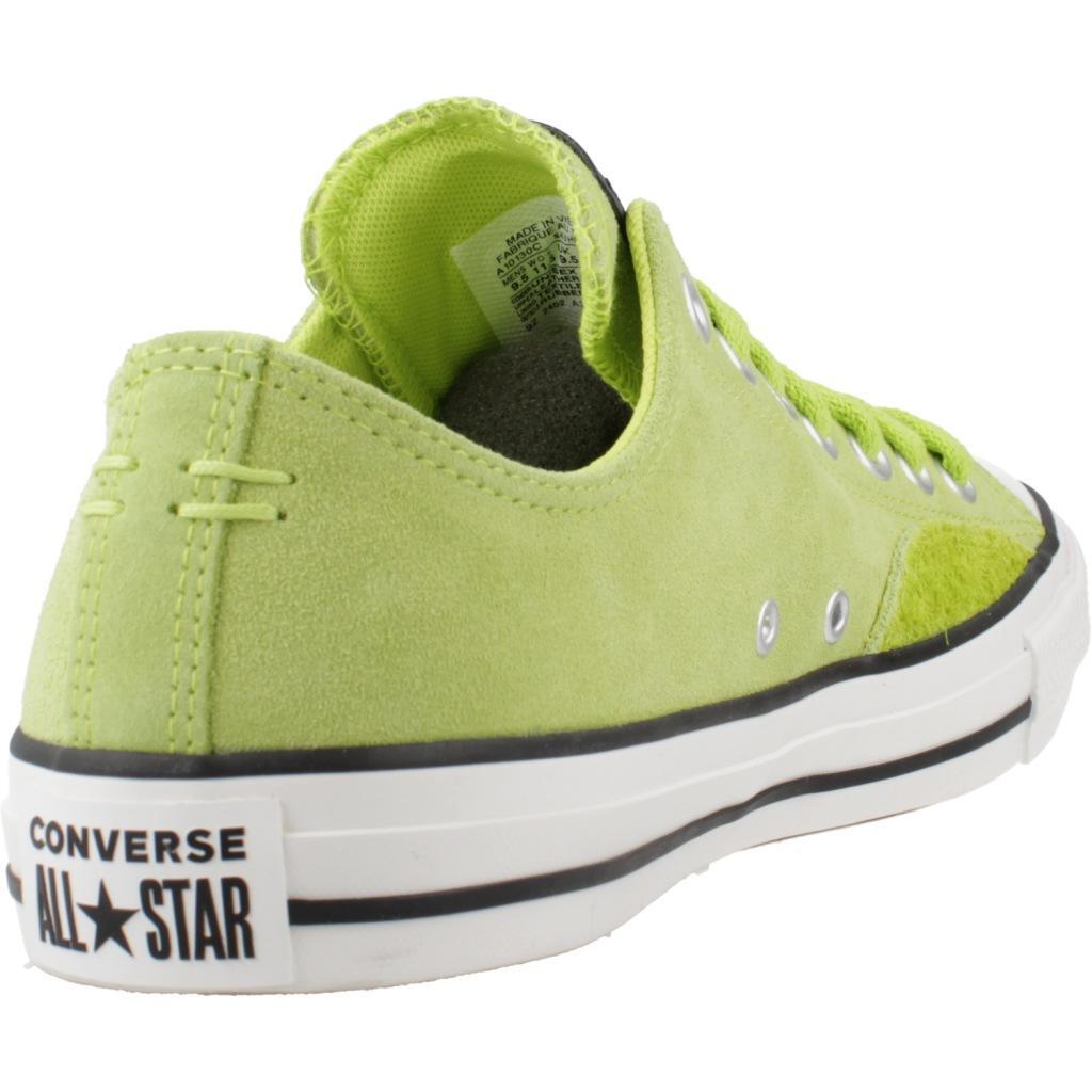 Baskets Converse Modèle Chuck Taylor All Star Ox Couleur Vert 3/5
