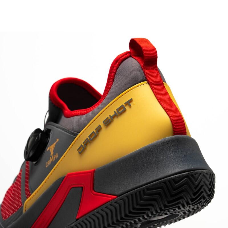 Zapatilla de pádel Hombre Drop Shot Naos-R Gris 3/7