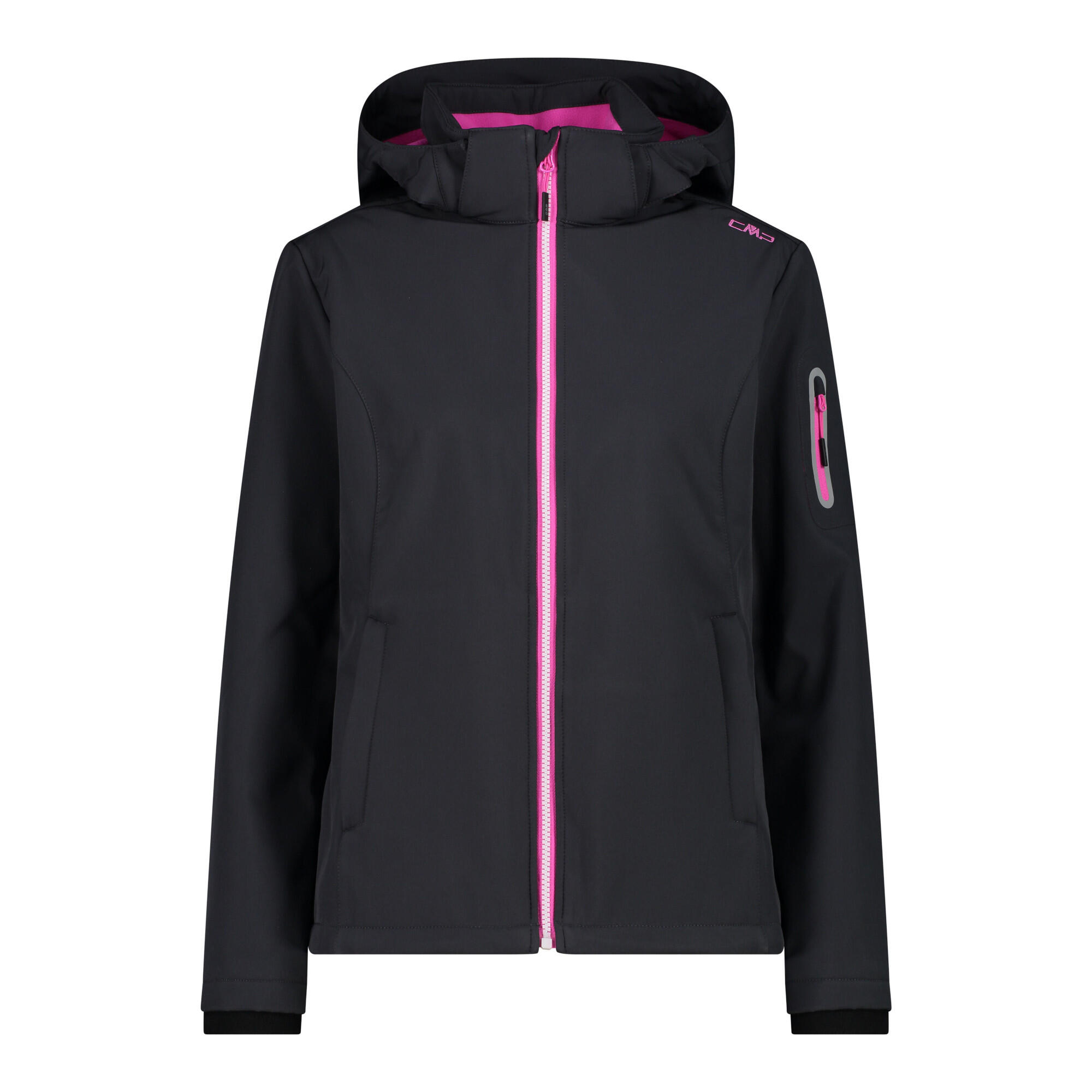 Cmp - Veste De Randonnée À Capuche Femme Cmp - Softshell - Gris - Decathlon